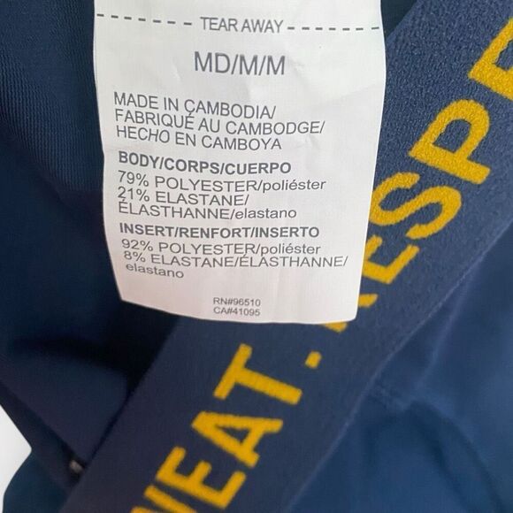 Under Armour UA Mens Project Rock Navy Compression Shorts size Medium NWT - Picture 7 of 9
